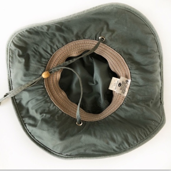 Columbia “Ranger Booney” Olive Green Straw Fishing Hunting Floppy Sun Safari Hat - Picture 5 of 8
